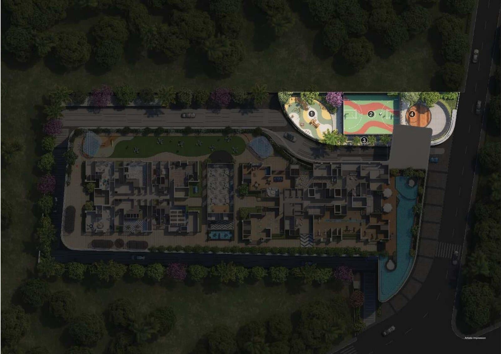 Open Greens layout